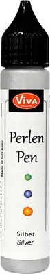 Produktbild von ViVA DECOR Perlen Pen 28 ml silber