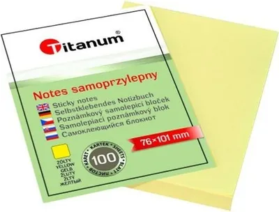 Obrázek produktu pro Notes samoprzylepny 76x101mm Titanum