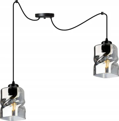 Productafbeelding van Moderne spinnenlamp met glazen kroonluchter