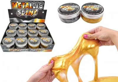 Zdjęcie produktu dla Slime - masa wszechświatowa metaliczna 7cm - mix kolorów