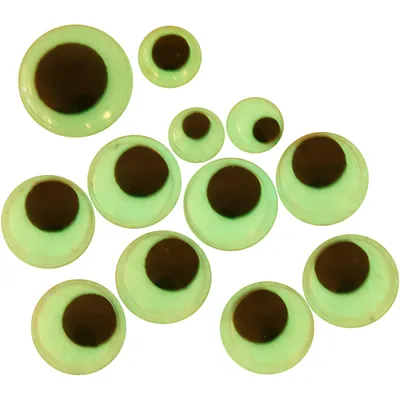 Image de Wiebelogen Glow in the Dark Zelfklevend, 30st.