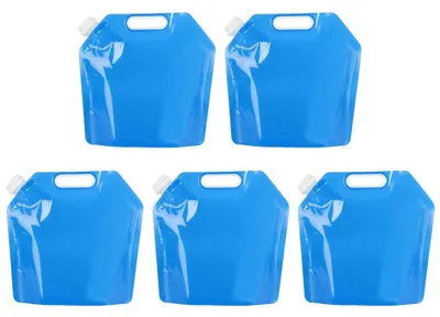 Image de Lot de 5 bidons pliables de 10 litres