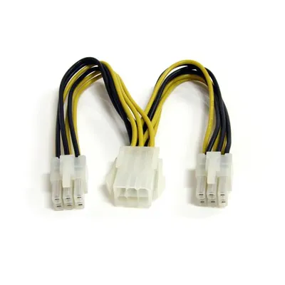 Zdjęcie produktu dla StarTech.com PCIEXSPLIT6, 0,1524 m, Męska, Żeńska, Czarny, Biały, Żółty, 34 g, 125 mm