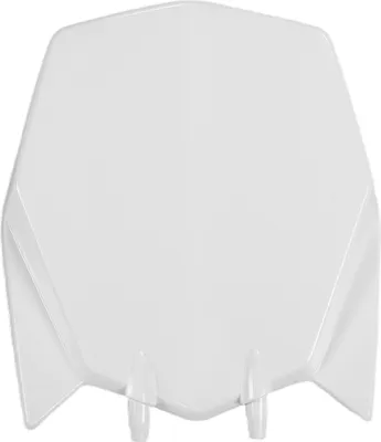 Immagine prodotto di Targa portanumero UFO PLAST - Copertura per la targa anteriore per Husqvarna TC 449 / 499 cc, anni di produzione 2011-2013, colore: bianco OEM