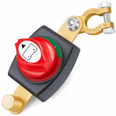 Productafbeelding van Batterijscheidingsschakelaar 12V 24V, batterij hoofdschakelaar