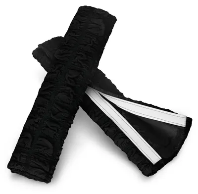 Image de Protège-ceinture coussin de ceinture de sécurité - Polyester - Lot de 2 - Universel pour voiture et sac à dos
