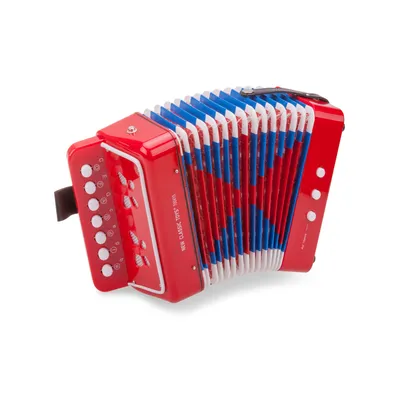 Produktbild von New Classic Toys - Akkordeon - rot mit Musikbuch - 10055