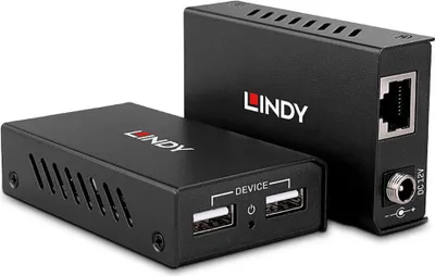 Image de LINDY 100m 2 Port USB 2.0 Cat.6 Extender
