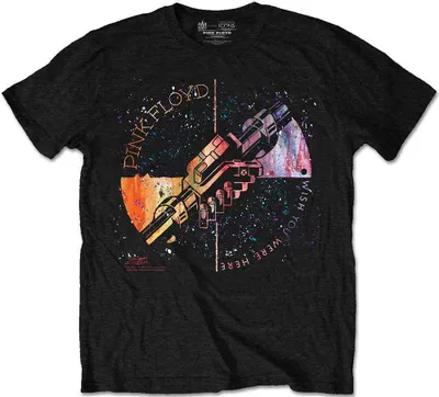 Image de T-Shirt Pink Floyd : Machine Greeting Orange, Large, Black