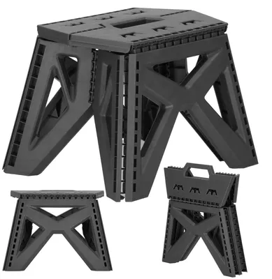 Productafbeelding van Vouwkruk - Inklapbaar - Platform - Multifunctioneel - 23 Cm - Grijs