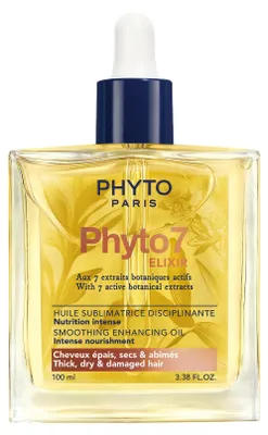Obrázek produktu pro Phyto 7 Elixir Smoothing Enhancing Oil uhlazující olej pro hebkost a lesk vlasů 100 ml