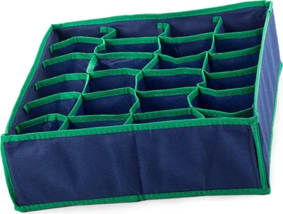 Produktbild von Verk 01622_G Wäscheschubladen-Organizer 24 Fächer blau