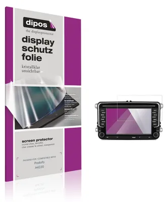 Produktbild von 2x Schutzfolie für Podofo A4220 klar Displayschutzfolie Folie Display Schutz dipos