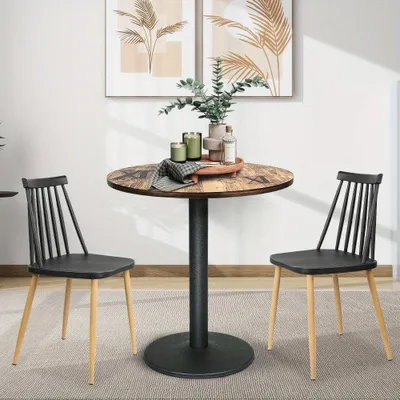 Produktbild von Runder Tisch – Esstisch – Bistrotisch – Gastronomie-Tisch – Kompakter Tisch – 70x70x75 cm – Massivholzplatte