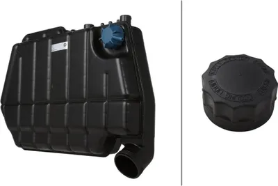 Immagine prodotto di Serbatoio di compensazione per liquido refrigerante in plastica con coperchio HELLA per, tra gli altri, DAF 95