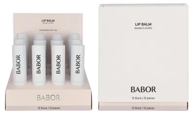 Zdjęcie produktu dla Zestaw 12 sztuk balsamów do ust Babor Doctor Essential Care