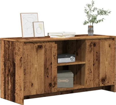 Obrázek produktu pro tV skříňka vidaXL ve vzhledu regenerovaného dřeva 102x37,5x52,5 cm materiál na bázi dřeva