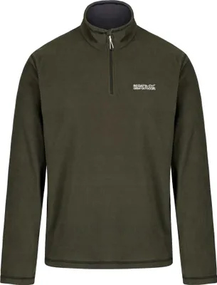Produktbild von Regatta Great Outdoors Herren Thompson Fleece-Top mit Reißverschluss bis zur Brust RG1390 (2XL) (Dunkles Khaki)