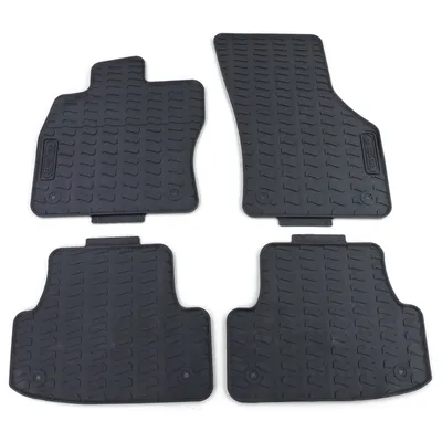 Produktbild von Premium Gummi Fußmatten Set 4-teilig Schwarz für Audi A3 8V ab 12