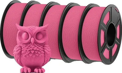 Produktbild von JAYO PETG-Filament, 600 mm/s Hochgeschwindigkeitsdruck, langlebige Robustheit, HSPETG Pink 5rollen