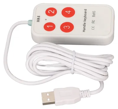 Image de Clavier de poche USB programmable à 4 touches, clavier compact polyvalent avec mini-touches pour jeux et ordinateurs portables