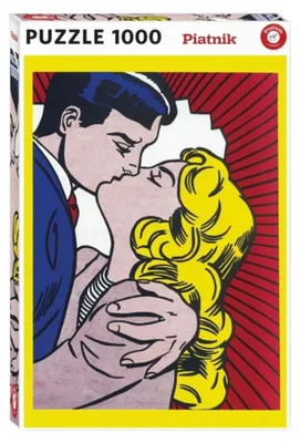 Zdjęcie produktu dla Lichtenstein - Pocałunek III - puzzle 1000 elementów