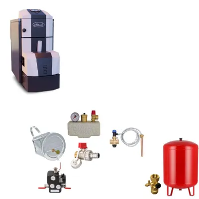Produktbild von Attack Pelletkessel | Pellet 30 Automatic Plus | 30 kW | Komplettset 1