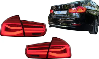 Produktbild von LED Rückleuchten Umbau auf LCI Look für BMW 3 F30 Pre LCI LCI 11-19 Red Klar