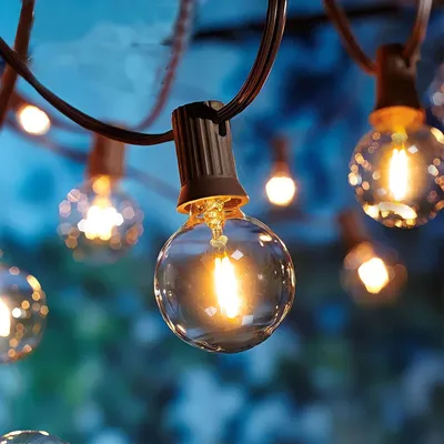 Produktbild von LUMILED LED Lichterkette Dimmbar 15,2M 30x Glühbirnen Innen 230V IP44 G45 30er Birnen Lichterketten Warmweiß 3000K für Weihnachten Garten