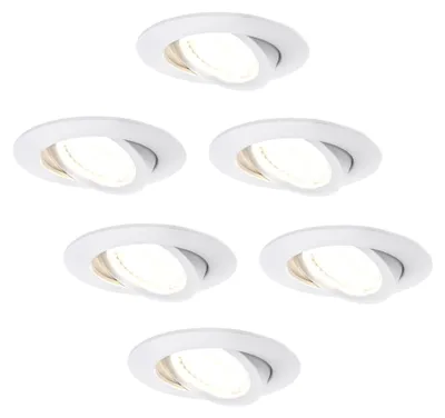 Image de Ledvion lot de 6 spot LED blanc CCT dimmable 5W IP65