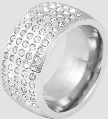 Produktbild von Akzent Damen-Ring aus Edelstahl