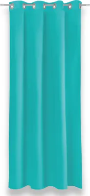 Produktbild von Verdunklungsvorhang Moonlight mit Ösen, Größe: 270x245cm, Farbe: Türkis