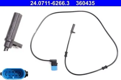 Produktbild von ATE ABS Sensor Raddrehzahl Hinten passend für MERCEDES-BENZ SL (R231) 24.0711-6266.3