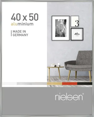 Produktbild von nielsen Aluminium Bilderrahmen Pixel, 40x50 cm, Silber