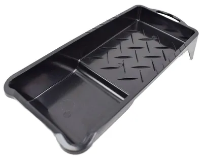 Produktbild von Farbwanne 10x22cm schwarz Kunststoff Lackschale Lackwanne Bodenwanne