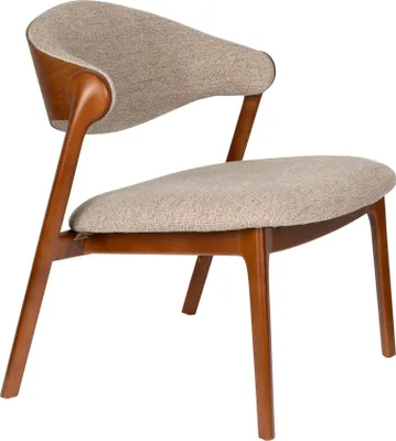 Produktbild von Dutchbone Lounge Chair Babington Walnut