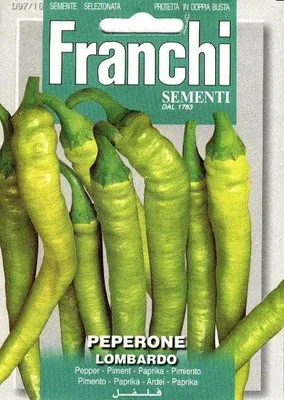 Produktbild von Franchi Sementi Pfeffer Saatgut Peperone Lombardo 97/16