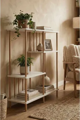 Produktbild von Skye Decor, Hochwertiges Bücherregal, Weiß, 85x106x30 cm, 100% Melamin