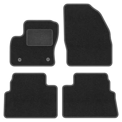 Produktbild von Velours-Fußmatten für Ford Kuga MK1 2011-2013 (SUV) – 4-tlg, Graphit, passgenau – Wielganizator LUX