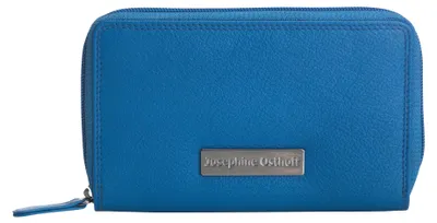 Produktbild von Josephine Osthoff Geldbörse Damen gross Leder doppelter Reißverschluss kompakter Geldbeutel mit RFID Schutz Herren Portemonnaie (262)