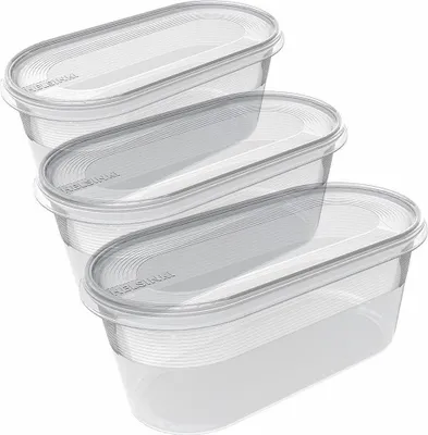 Obrázok produktu pre Plast Team Sada 3 Mraziacich Nádob Helsinki 800 Ml 1592...
