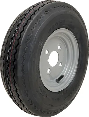 Obrázek produktu pro 4.80/4.00-8 Přívěsné kolo 6vrstvá vysokorychlostní pneumatika na ráfku 345 kg 4" PCD