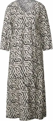Produktbild von Midi Ethno Dress_AOP 36269 moonstone sand Größe 36