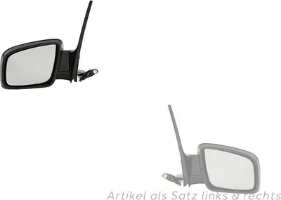 Produktbild von Außenspiegel passend für Mercedes 639 Vito 09/09- Set links & rechts schwarz 6398100819 A6398100819 6398101819 A6398101819 0008111422 002811 Johns