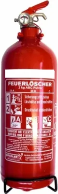 Produktbild von 2kg ABC Pulver Dauerdruck Feuerlöscher EN 3