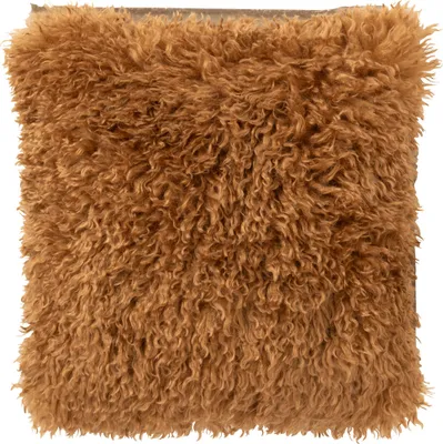 Produktbild von J-Line Kissen Moutie Polyester Braun