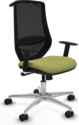 Image de Chaise de bureau Mardos sincro bali, modèle Piqueras y Crespo D086N0H, couleur verte