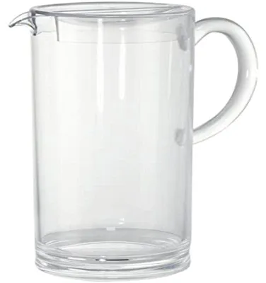 Karaffe 2 L, Kunststoff/Glas, transparent, mit Deckel, spülmaschinengeeignet
