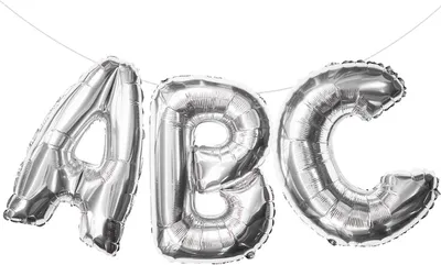Produktbild von Oblique Unique ABC Folienballon Girlande Schuleinführung Einschulung Schulanfang Feier Deko silber
