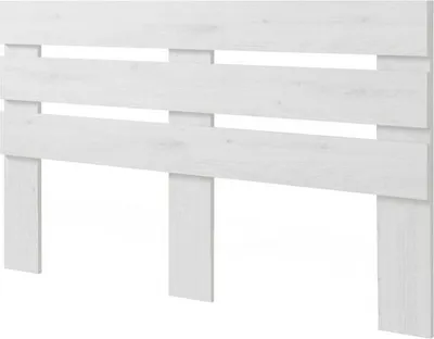 Produktbild von Lermowood Bettkopfteil "Z1" 140x90cm Weiß –Elegantes Kopfteil fürs Bett – stilvoll und bequem – verschiedene Größen & Farben - Massivholz Kiefer